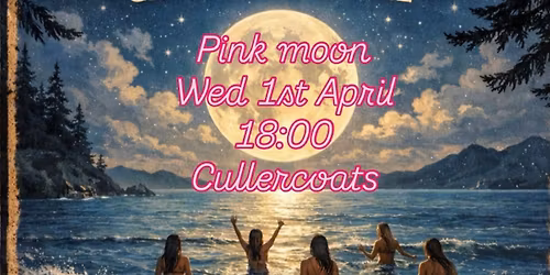 Pink moon Sea dip gathering