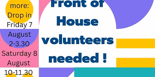 Drop in session for volunteers