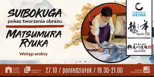 Matsumura Ryuka | pokaz malarstwa Suibokuga