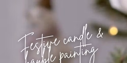 \u2606 Sold out \u2606 Festive Candle & Bauble Painting
