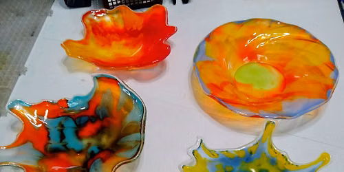Frit Slurry Fusing- Flower Bowl 