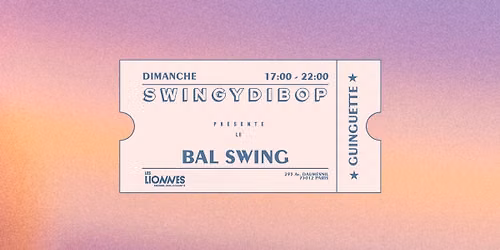 Bal Swing GRATUIT - Les Lionnes