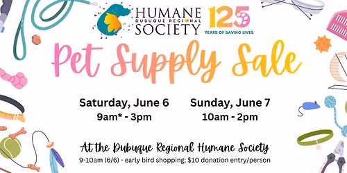 DRHS 2-Day Pet Supply Sale (DAY 2\/2)