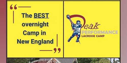 Peak Performance Lacrosse Camp