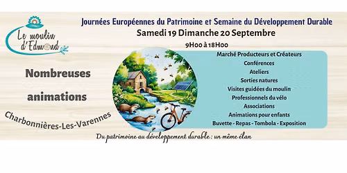 Journ\u00e9es Europ\u00e9ennes du Patrimoine et Semaine du D\u00e9veloppement Durable