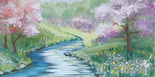Blooming Creekside Paint Night + $15 DIY Candles!