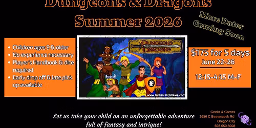 Dungeons & Dragons Summer Camp