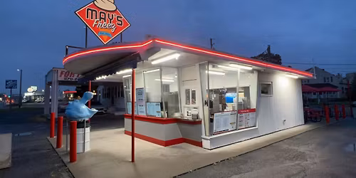 Chicken & Waffles \/ Ice Cream at May's Freez $12