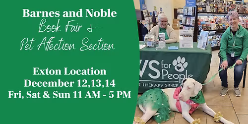 Barnes & Noble Pet Affection Section & Book Fair