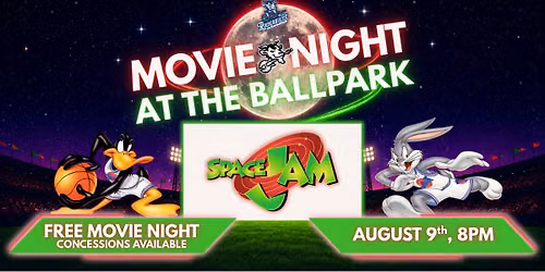 FREE Movie Night at Rockabillys Stadium - Space Jam