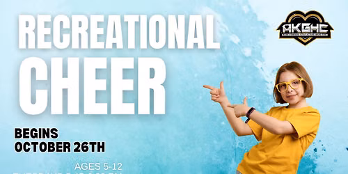 Recreational Cheer Session (7-Weeks) Starts