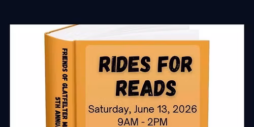 5th annual rides for reads car show\/ vendor event