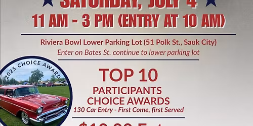 Car Show - Thunder at Fire on the River