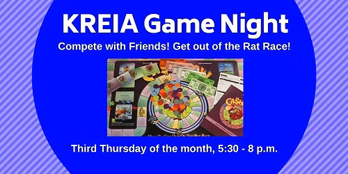 KREIA Game Night for November