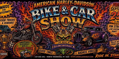 End of Season "Bike & Car Show" at American Harley-Davidson