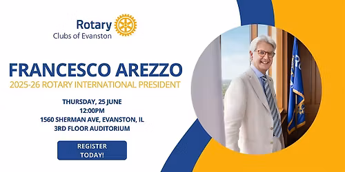 2025-26 Rotary International President Francesco Arezzo