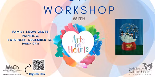 DIY Acrylic Painting: Family Snow Globe