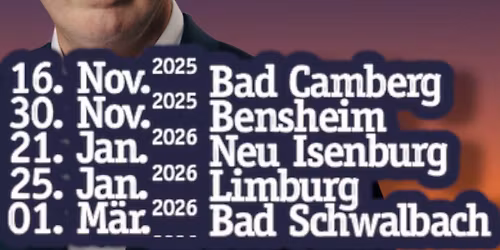 Ramon Chormann \u201eEs werd als besser!\u201c in Bad Camberg