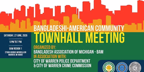 Bangladeshi-American Community Townhall Meeting