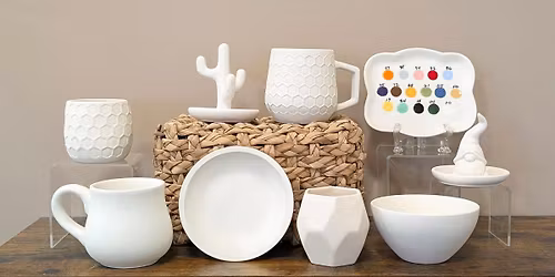 Pottery Painting at Sweetspire Coffee with Centered Earth