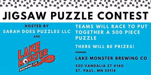 Team Jigsaw Puzzle Contest at Lake Monster Brewing - June 2026