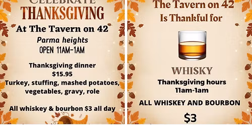 Thanksgiving at The Tavern