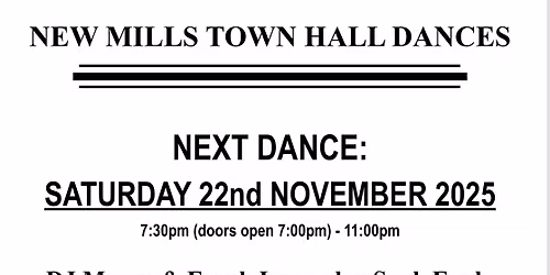 New Mills Town Hall Dance 2025