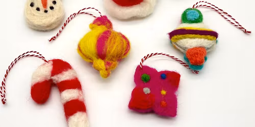 12\/7 Needle Felted Holiday Ornaments by Umut