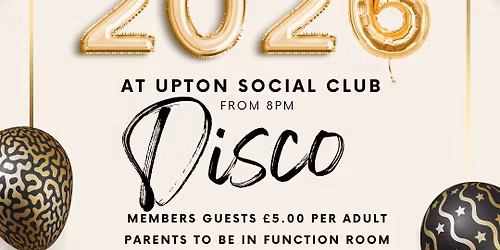 Dance into 2026 @ Upton Social Club (ticketed)