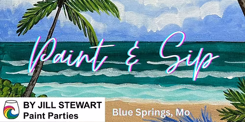 Beach Palms Paint Party
