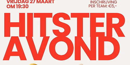 Hitster Avond - 27 maart 2026