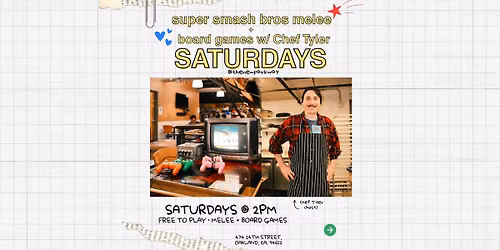 FREE SUPER SMASH BROS MELEE + BOARD GAMES @ The New Parkway Theater