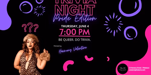 Trivia Night: Pride Edition hosted by Harmony Valentine