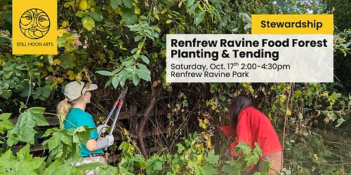 Renfrew Ravine Food Forest Planting Session with Leona Brown