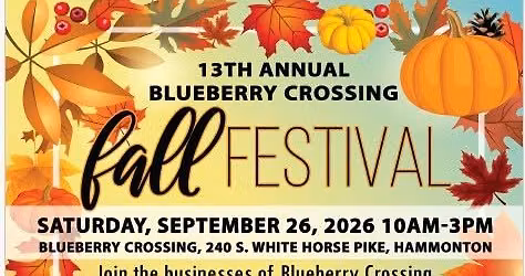 13th Annual Blueberry Crossing Fall Fest