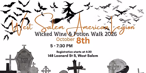 Wicked Wine & Potion Walk West Salem 2026