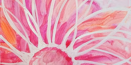 Paint and Sip: Vivid Watercolor Flower