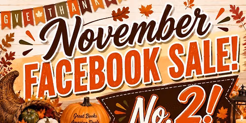 Tybrisa Books November Facebook Sale!