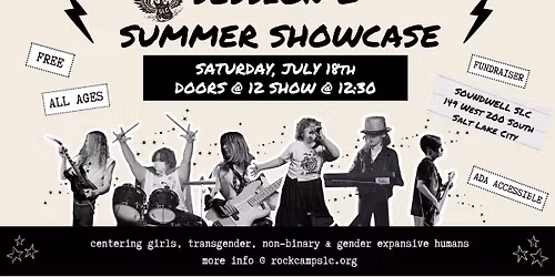 Rock Camp SLC Summer Showcase Session 2