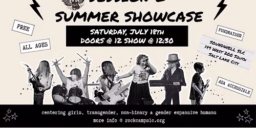 Rock Camp SLC Summer Showcase Session 2