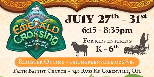 Emerald Crossing VBS at Faith Baptist Church