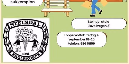 Loppemarked p\u00e5 Steindal skole
