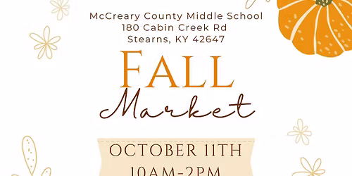 Fall Market 🍁 hosted by MCMS Cheer