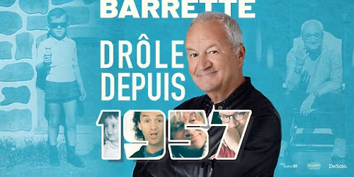 Michel Barrette à St-Jean-sur-Richelieu | 23 octobre 2026 à 20h — SPEC du Haut-Richelieu
