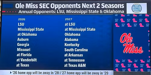 Mississippi Rebels vs. Kentucky Wildcats