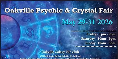 Oakville Psychic & Crystal Fair