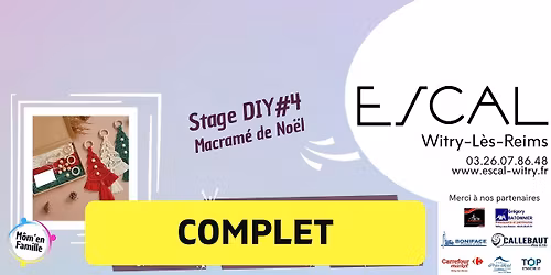 Stage DIY#4 : Macram\u00e9 de No\u00ebl