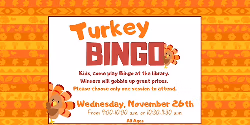 Turkey BINGO