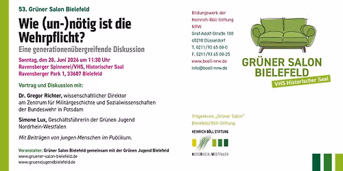 Wie (un)n\u00f6tig ist die Wehrpflicht? Eine generationen\u00fcbergreifende Diskussion.