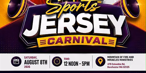 MFM Boston Cookout - Sports Jersey Carnival
